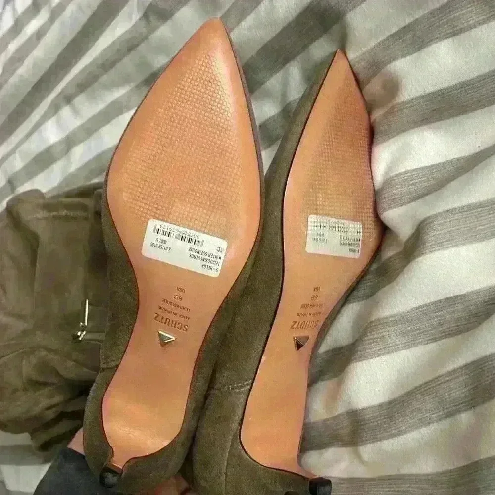 SCHUTZ New In Box & Duster Bag included Sz 6 OTK Suede boots